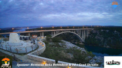 Skradin, řeka Krka, most A1