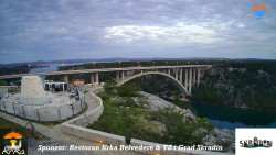 Skradin, řeka Krka, most A1