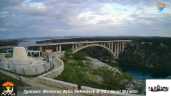 Skradin, řeka Krka, most A1