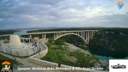 Skradin, řeka Krka, most A1