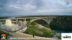 Skradin, řeka Krka, most A1