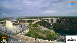 Skradin, řeka Krka, most A1