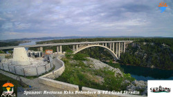 Skradin, řeka Krka, most A1