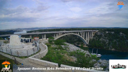 Skradin, řeka Krka, most A1