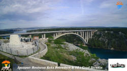 Skradin, řeka Krka, most A1