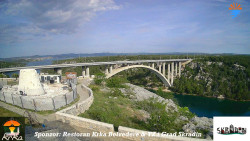 Skradin, řeka Krka, most A1