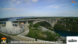 Skradin, řeka Krka, most A1