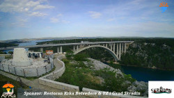 Skradin, řeka Krka, most A1