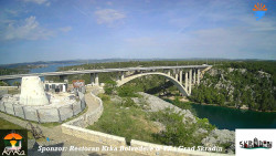 Skradin, řeka Krka, most A1