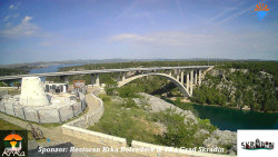 Skradin, řeka Krka, most A1