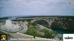 Skradin, řeka Krka, most A1
