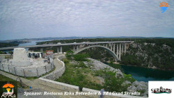 Skradin, řeka Krka, most A1