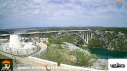 Skradin, řeka Krka, most A1