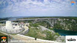 Skradin, řeka Krka, most A1