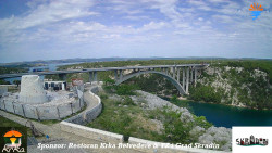Skradin, řeka Krka, most A1