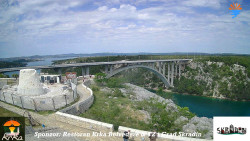 Skradin, řeka Krka, most A1