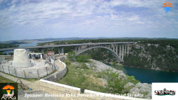 Skradin, řeka Krka, most A1