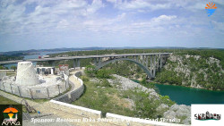 Skradin, řeka Krka, most A1