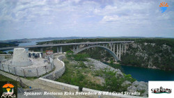 Skradin, řeka Krka, most A1