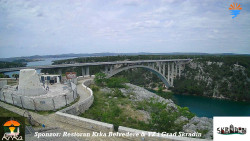 Skradin, řeka Krka, most A1