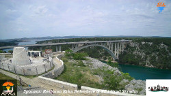 Skradin, řeka Krka, most A1