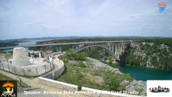 Skradin, řeka Krka, most A1