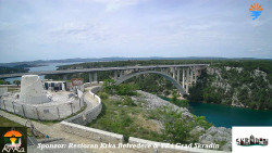 Skradin, řeka Krka, most A1