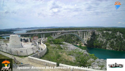 Skradin, řeka Krka, most A1