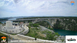 Skradin, řeka Krka, most A1