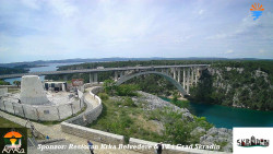 Skradin, řeka Krka, most A1