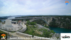 Skradin, řeka Krka, most A1