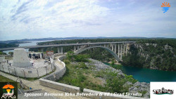Skradin, řeka Krka, most A1