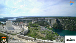 Skradin, řeka Krka, most A1