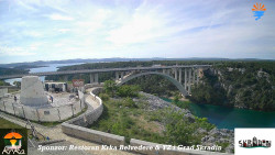 Skradin, řeka Krka, most A1