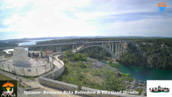 Skradin, řeka Krka, most A1