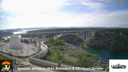 Skradin, řeka Krka, most A1