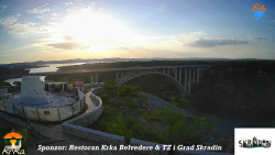Skradin, řeka Krka, most A1