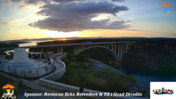 Skradin, řeka Krka, most A1