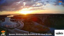 Skradin, řeka Krka, most A1