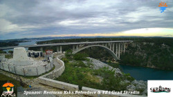 Skradin, řeka Krka, most A1