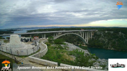 Skradin, řeka Krka, most A1