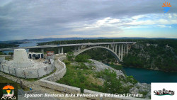 Skradin, řeka Krka, most A1