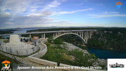 Skradin, řeka Krka, most A1