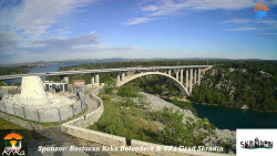 Skradin, řeka Krka, most A1