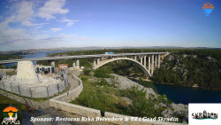 Skradin, řeka Krka, most A1
