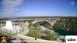 Skradin, řeka Krka, most A1