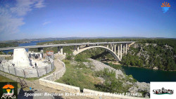 Skradin, řeka Krka, most A1
