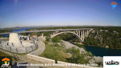 Skradin, řeka Krka, most A1