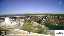 Skradin, řeka Krka, most A1