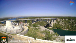 Skradin, řeka Krka, most A1